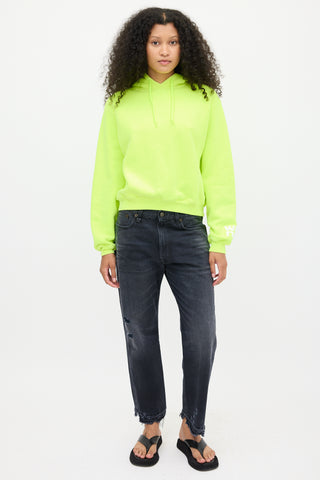 Alexander Wang Neon Green Hoodie