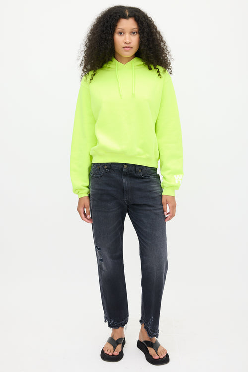 Alexander Wang Neon Green Hoodie