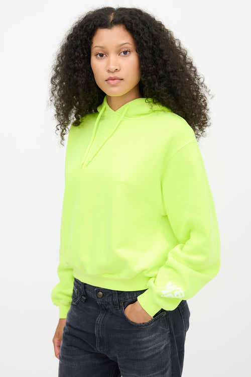 Alexander Wang Neon Green Hoodie