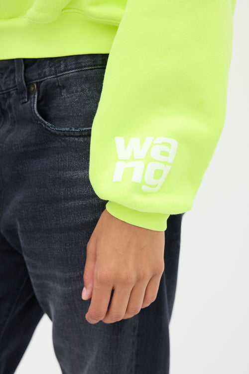 Alexander Wang Neon Green Hoodie