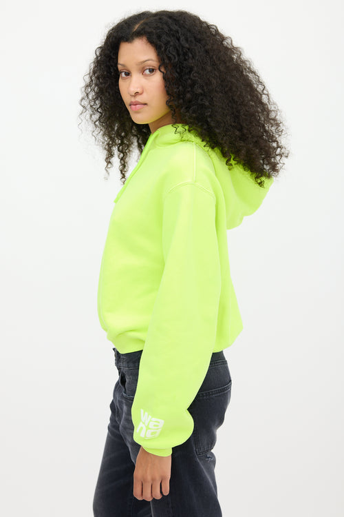 Alexander Wang Neon Green Hoodie