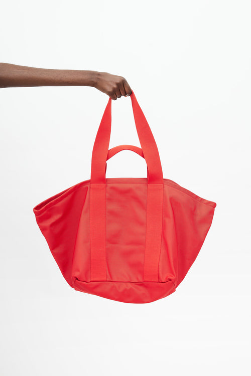 Alexander Wang Red Primal Oversized Tote Bag