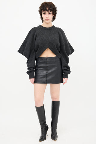 Alexander Wang Wool Inverted Hem Sweater