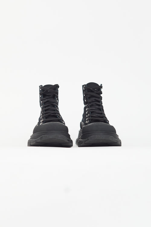 Alexander McQueen Black Chunky High Top Sneaker