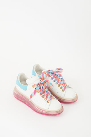 Alexander McQueen White 
Multi Leather Oversized Sneaker