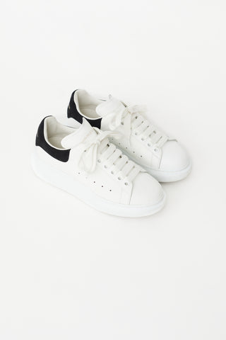 Alexander McQueen White Leather Oversized Sneaker