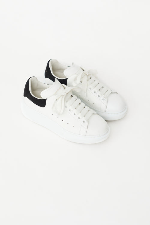 Alexander McQueen White Leather Oversized Sneaker