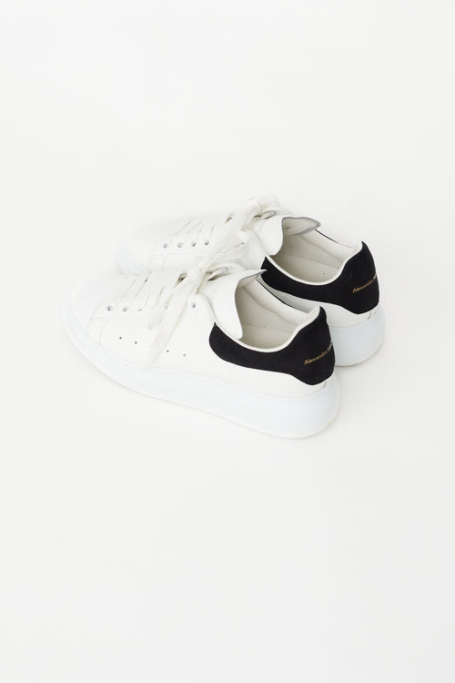 Alexander McQueen White Leather Oversized Sneaker