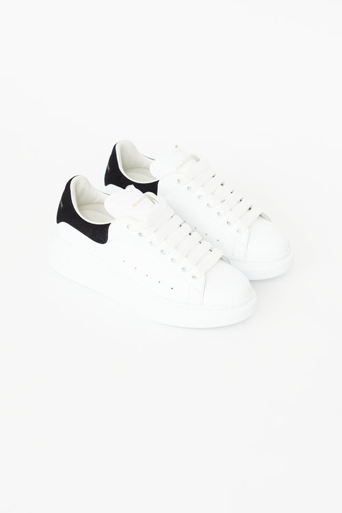 Alexander McQueen White Leather Oversized Sneaker