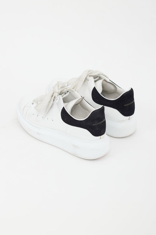 Alexander McQueen White 
Black Oversized Sneaker