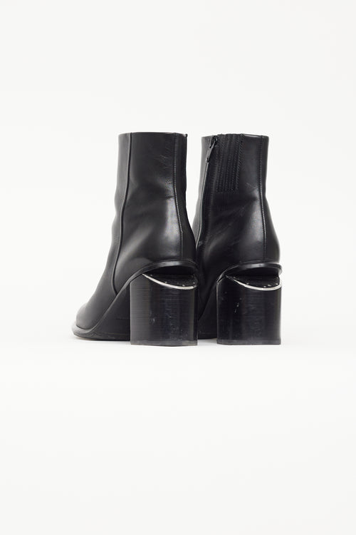 Alexander Wang Black Leather Kori Ankle Boot