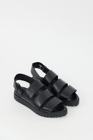 Alexander Wang Black Leather Alisha Sandal