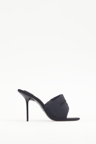 Alexander Wang Black Padded Sienna Mule