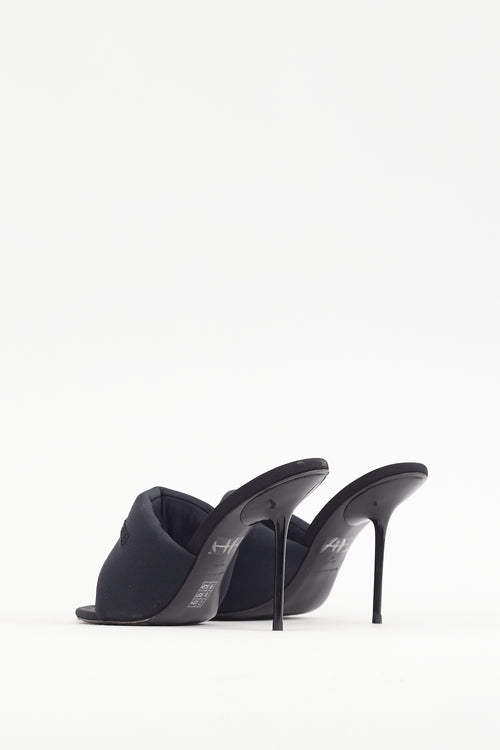 Alexander Wang Black Padded Sienna Mule