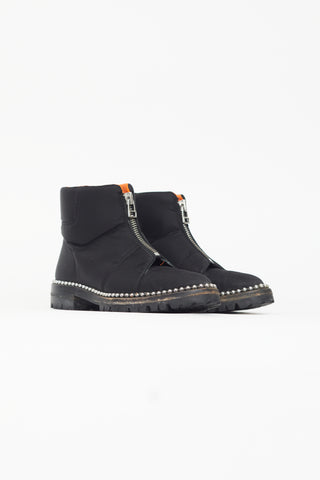 Alexander Wang Black Studded Cooper Ankle Boot