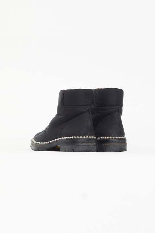 Alexander Wang Black Studded Cooper Ankle Boot