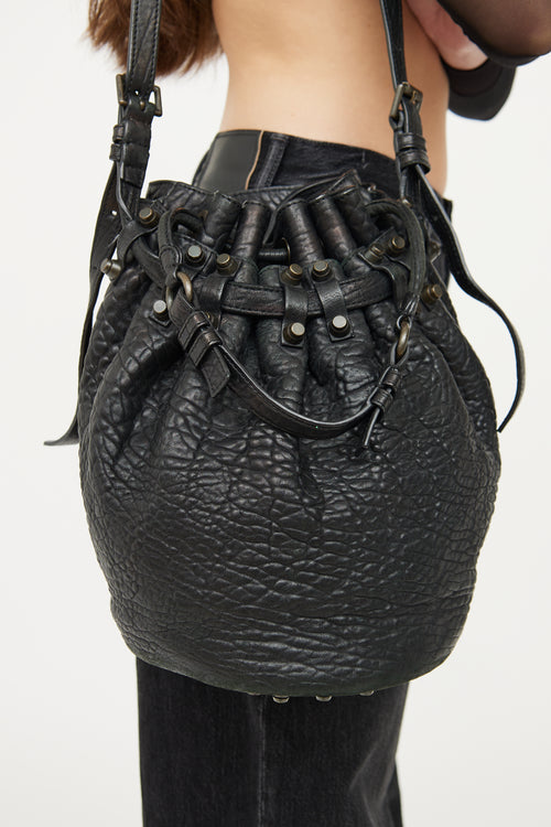 Alexander Wang Black Diego Bucket Bag