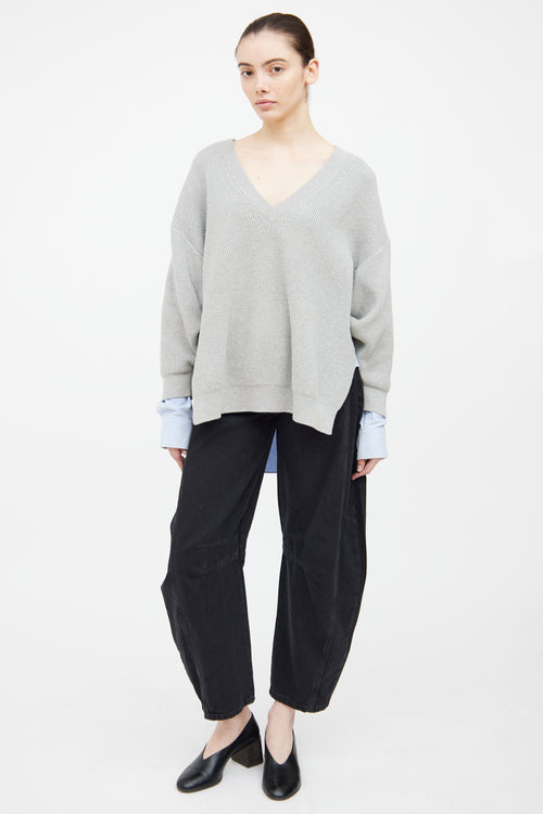 Alexander Wang Grey 
Blue Sweater