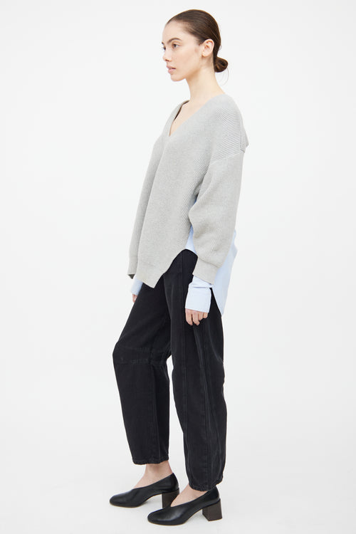 Alexander Wang Grey 
Blue Sweater