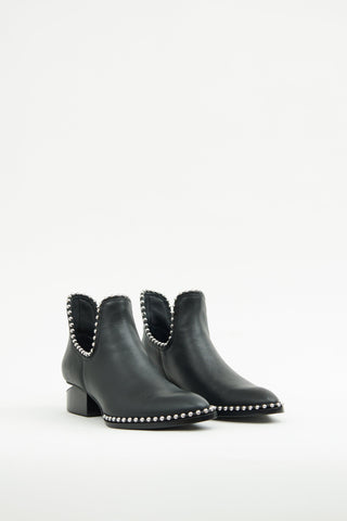 Alexander Wang Black Kori Cutout Calf Boot