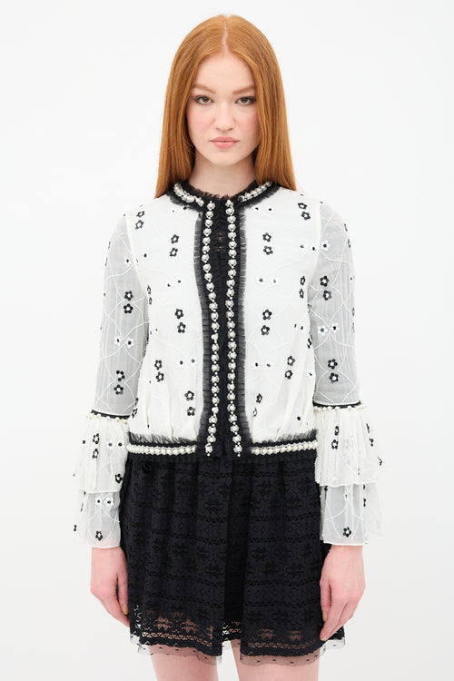 Alexis Celestia Embellished Blouse