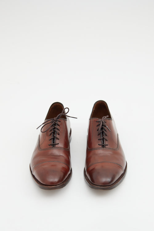 Allen Edmonds Brown Leather Oxford