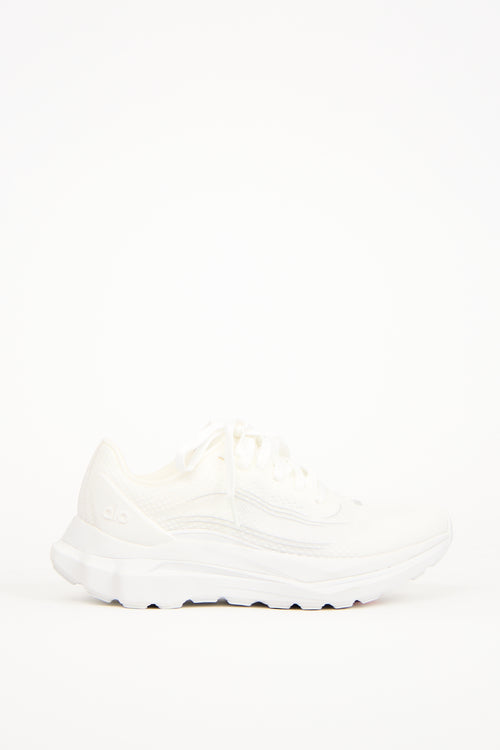 Alo White Mesh Runner Sneaker