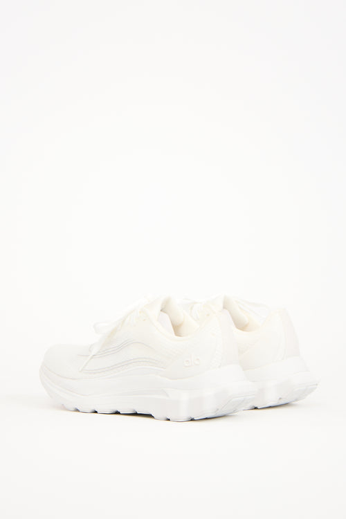 Alo White Mesh Runner Sneaker