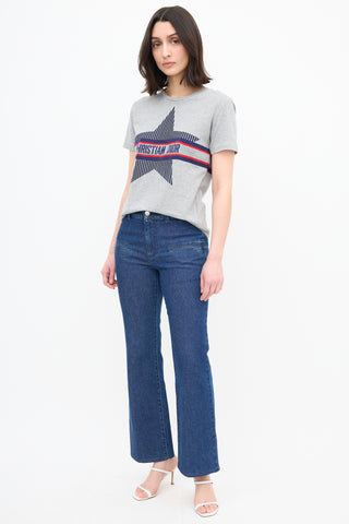 Altuzarra Dark Wash Serge Flare Jeans