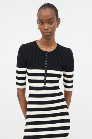 Altuzarra Ribbed Stripe Sunday Dress