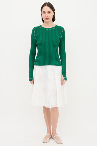 Altuzarra Ribbed Long Sleeve Top