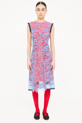 Altuzarra Silk 
Lace Layer Dress