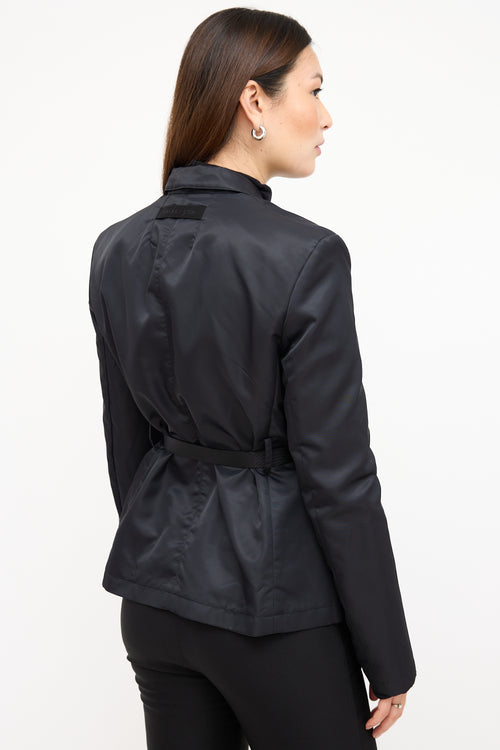 1017 Alyx 9SM Black Nylon Belted Blazer