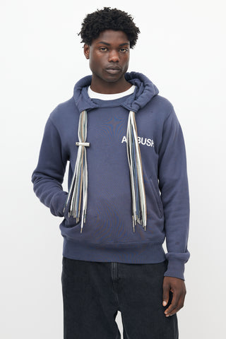 Ambush Blue Multi Cord Hoodie