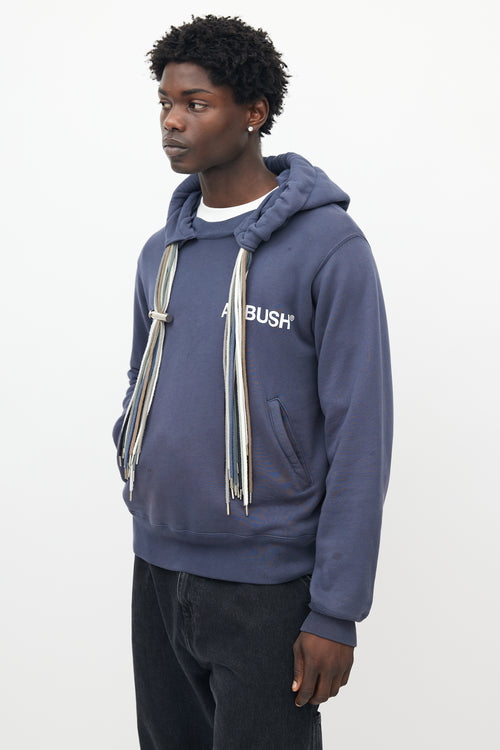 Ambush Blue Multi Cord Hoodie