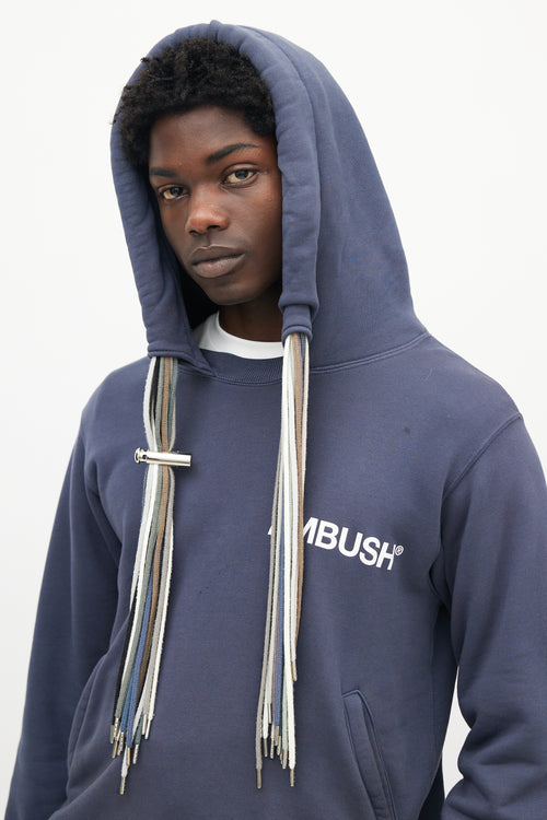 Ambush Blue Multi Cord Hoodie