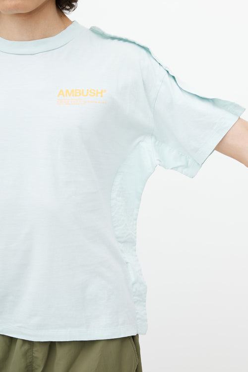 Ambush Blue 
Orange Logo T-Shirt