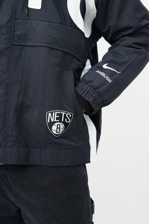 Ambush X Nike Black 
White Nets Jacket