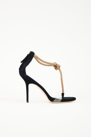 Aminah Abdul Jillil Crystal Rope Sandal