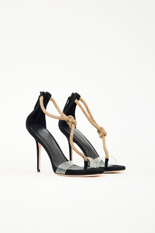 Aminah Abdul Jillil Crystal Rope Sandal