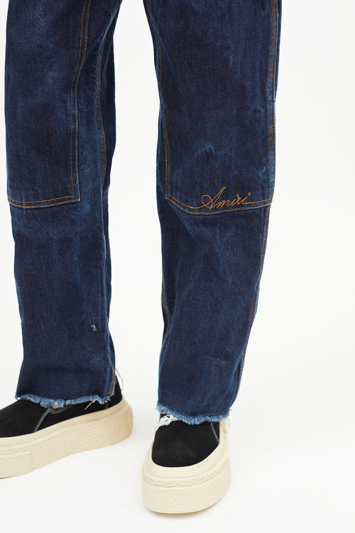 Blue Denim Carpenter Jeans