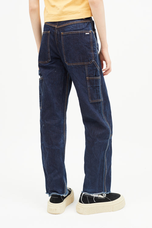 Blue Denim Carpenter Jeans