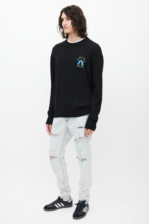 Amiri Light Blue Distressed Jeans