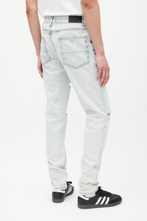 Amiri Light Blue Distressed Jeans