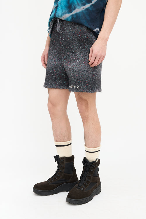 Amiri Marled Logo Shorts