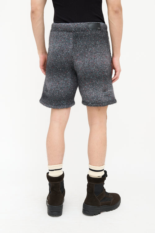 Amiri Marled Logo Shorts