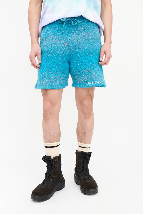 Amiri Marled Logo Shorts