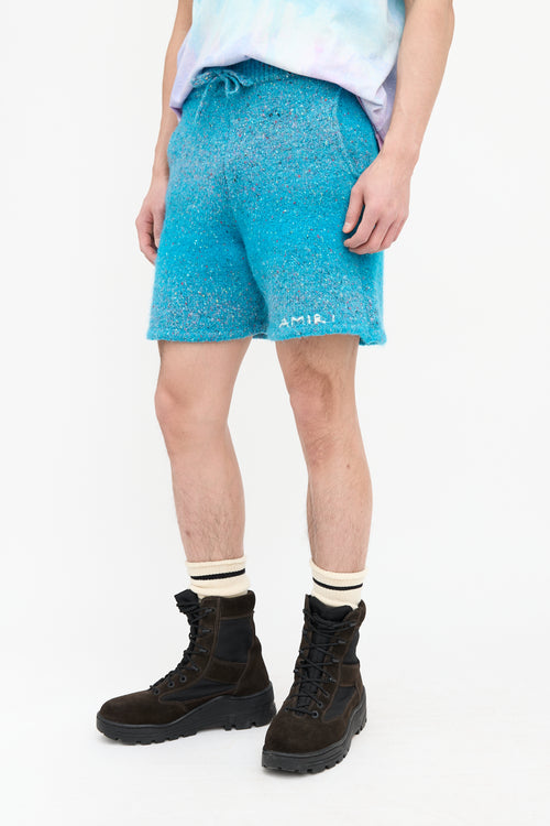 Amiri Marled Logo Shorts