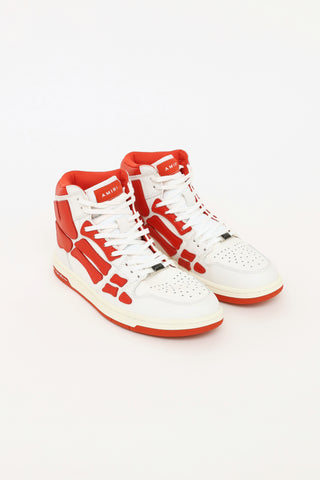 Amiri Red Skel Top Hi Sneakers