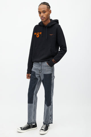 Amiri Washed Grey Carpenter Jeans